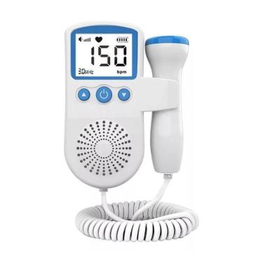 Imagem de Sonar Fetal Doppler Ultrassom Ouvir Batimentos Grávida Bebê