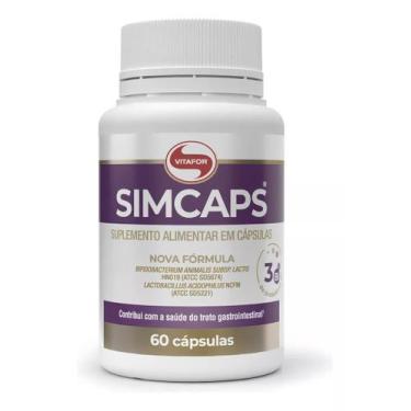 Imagem de Simcaps 60 Capsulas 3 Bilhões De Probióticos  Vitafor