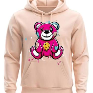 Imagem de Moletom Flanelado Personalizado Urso Piscando - Hs, Caqui, m
