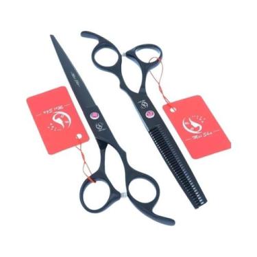 Imagem de Tesoura De Cabelo Profissional Para Cabeleireiros, 7.0 Polegadas, Aço 