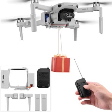 Imagem de iEago RC Sistema de Drone Airdrop para DJI Mini 4 pro, Suprimentos de Resgate de Drone, Dispositivo de Liberação e Queda de Linha de Pesca para DJI Mini 4K/2/Mini SE/Mavic Acessórios