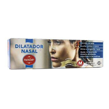 Imagem de Dilatador Nasal Nexter Com Formato Anatômico 10 Unidades