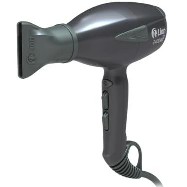 Imagem de Secador de Cabelo Profissional Lion 2400W 127V Íons Tourmaline Jato Frio Leve Potente - Grafite