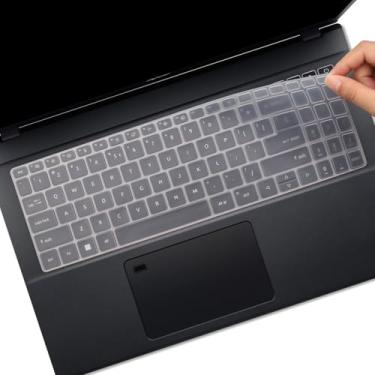 Imagem de Capa de teclado para Acer Aspire Go 15 AG15-71P AG15-71PT AG15-42P AG15-31P, Aspire 15 A15-51M A15-61M, Aspire Vero 16 AV16-51P AV16-51PT, Aspire 3D 15 A3D15-71GM 39.0 Teclado para laptop de 6 cm