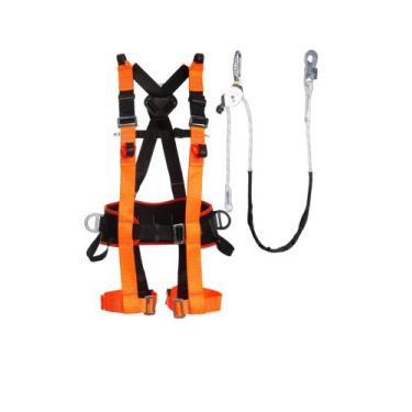 Imagem de KIT Cinturão Paraquedista Abdominal 7 Pontos + Talabarte De Posicionam