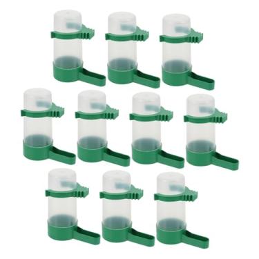 Imagem de Garneck Wady 10 peças bebedouros de pássaros em gaiola – Dispensador de água para – Bebedouro plástico para externos, ideal para papagaios, periquitos e outros suprimentos para aves
