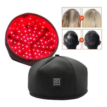 Imagem de Boné Laser Capilar Crescimento Cabelo Calvície Tratamento LED Infraver