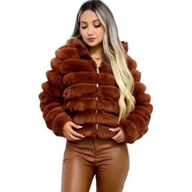 Imagem de Jaqueta Feminina Bobojaco De Pelucia Puffer Com Capuz - Bucci Boutique