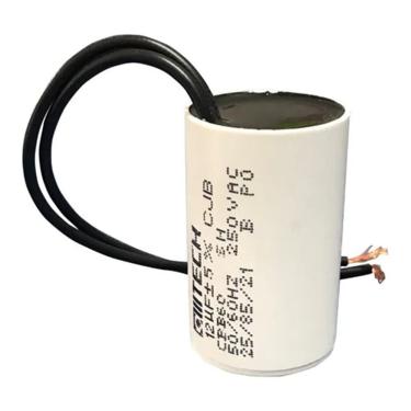 Imagem de KIT 5 Capacitor 12uf 250v 2 Fios Para Motor Portão Elétrico