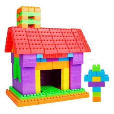 Imagem de Kit multi blocos de montar infantil c/ 400 peças ajuda na cordenação m