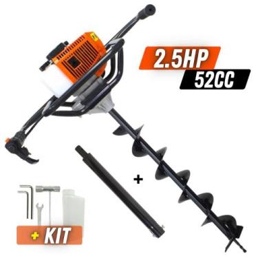 Imagem de Perfurador de Solo Para Construção Civil VPS520 Vulcan 2T Gasolina Com