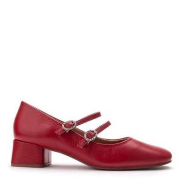 Imagem de Sapato Lia Line Boneca Vermelho-Feminino