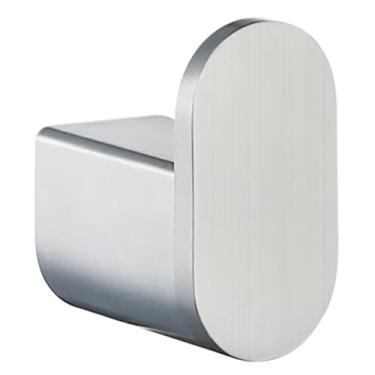 Imagem de Conjunto de ferragens para banheiro em aço inoxidável, toalheiro em aço escovado, suporte para papel higiênico, gancho para roupão, barra de toalha, acessórios para banheiro (gancho para roupão)