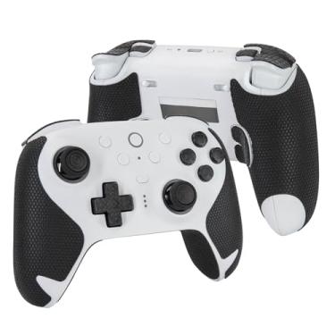 Imagem de TALONGAMES Fita para controle compatível com 8BitDo Ultimate 2 Wireless, antiderrapante, absorvente de suor, kit de pele texturizada, para controles de pega, botões, gatilhos (preto, versão clássica)