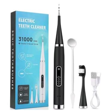 Imagem de Removedor 31000 De Tártaro Limpeza Dental Elétrico com Usb (Preto)
