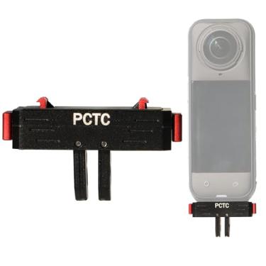 Imagem de PCTC Suporte de adaptador magnético X5 compatível com Insta360 X5/Ace Pro/Ace Pro2 Adaptador de tripé de liga de alumínio com base magnética