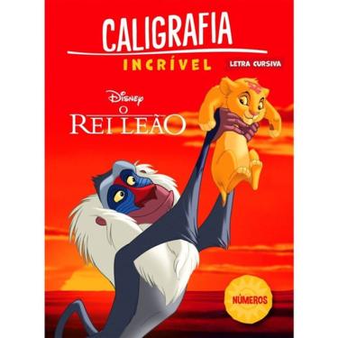 Imagem de Caligrafia Incrível Personagens Disney - Cursiva Números Rei Leão