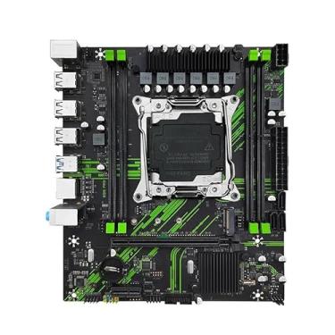 Imagem de QUASAR X99 PR9, Placa-mãe LGA 2011-3 Micro ATX para CPUs Intel E5 V3 V4 Series, DDR4 Max 128GB, NVME/NGFF M.2, PCIe 3.0, Gigabit LAN