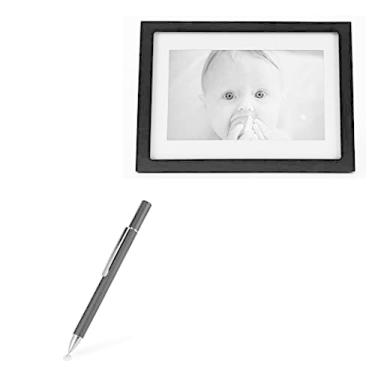 Imagem de BoxWave Caneta Stylus compatível com porta-retrato digital Skylight WiFi 916496 (25,4 cm) - Caneta Stylus capacitiva FineTouch, caneta Stylus super precisa - Preto