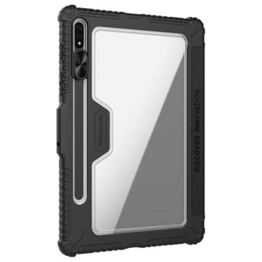 Imagem de Capa Anti Impacto Nillkin Modelo CamShield Bumper Pro Compatível com Galaxy Tab S7 FE/ S7+ Plus/ S8+ Plus (Preto)