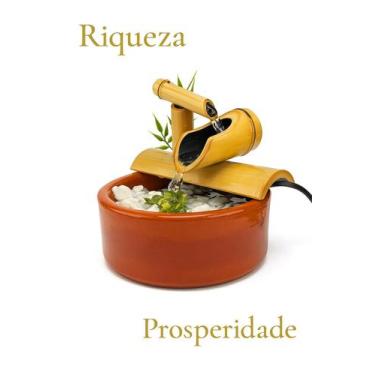 Imagem de Fonte de Água Decorativa com Cascata de Bambu 2 Quedas Relaxante e Ele