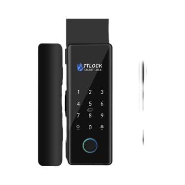 Imagem de Fechadura Inteligente Digital Para Porta De Vidro Deslizante TTLOCK AP