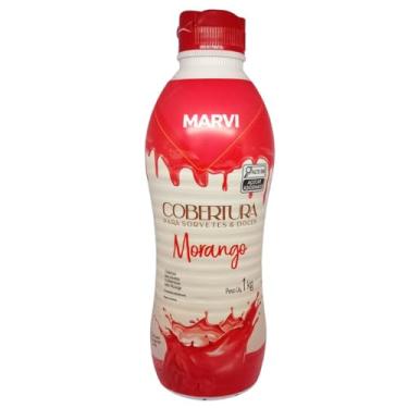 Imagem de Cobertura para Sorvete Morango 1kg - Marvi