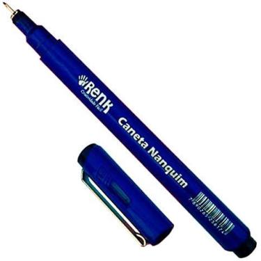 Imagem de Caneta Nanquim Renk 0,2 Mm Preta - Kit
