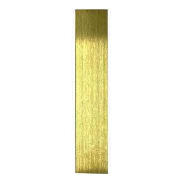 Imagem de Perfil de Aço Inox Formato U 1cm X 280cm Dourado Fosco