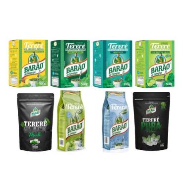 Imagem de Erva Mate Tereré BARÃO BLACK ABACAXI ICE BOLDO LIMÃO NATURAL - BARÃO D