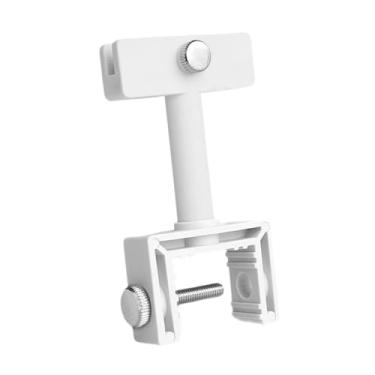 Imagem de Esquirla Grampo de suporte de sinal versátil prático fácil de instalar clipe de exibição de etiqueta de preço resistente placas de mercadorias para, Branco