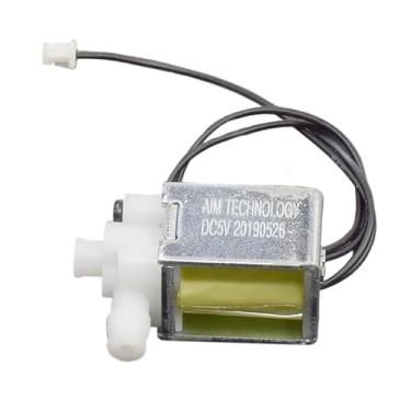 Imagem de oshhni Mini válvula solenoide elétrica, faça você mesmo, fácil de instalar, válvula de irrigação de microcontrole bidirecional leve e resistente, normalmente