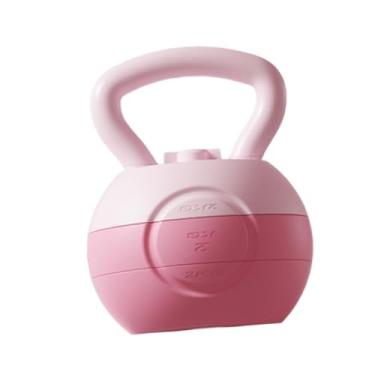 Imagem de UGPLM Kettlebell com enchimento de água, equipamento de ginástica doméstica, exercício corporal, versátil, Kettlebell autopreenchível para academia, Rosa