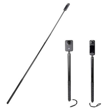 Imagem de PellKing Bastão de selfie invisível longo de 195,6 cm para câmera Insta360 ONE X5,X4, X3, X2, X, Insta360 ONE R, RS, Insta 360 mastro de monopé estendido de 1/10.2 cm