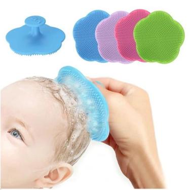 Imagem de Escova De Massagem E Banho Em Silicone Para Bebê Macio Bebê - Pro Baby