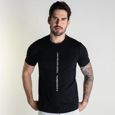 Imagem de Camiseta Acostamento Vertical Preta-Masculino