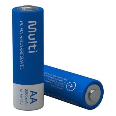 Imagem de Pilhas Recarregáveis AA 2500Mah 2 Unidades Multi