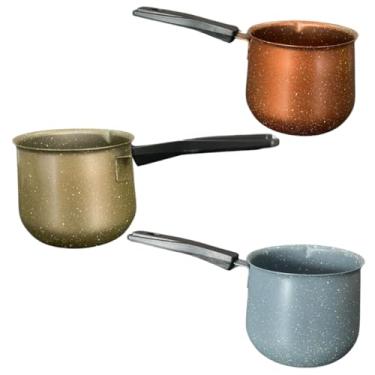 Imagem de leiteira inox,Canecão Leiteira Fervedor Antiaderente Leite Café Chás 500mL