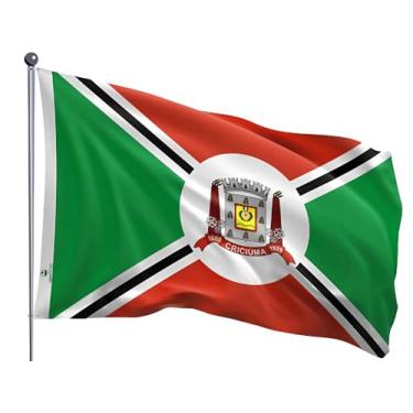Imagem de Bandeira do Município de Criciúma Uma Face Estampada Tamanho 70x100cm - Qualidade e Entrega Rápida