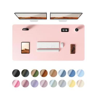 Imagem de Almofada de mesa Ysagi Protetor de couro impermeável 120x60cm rosa