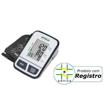 Imagem de Aparelho Medidor De Pressão De Braço Digital G-tech Garantia de 5 Anos