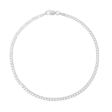 Imagem de Pulseira Masculina Grumet 2.4mm 20 Cm De Prata 925 Maciça - DR JOIAS