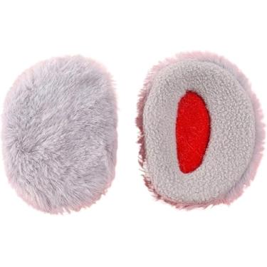 Imagem de Engrossar Protetores De Ouvido Sem Banda Inverno Quente Fleece Protetores De Ouvido Mulheres Capas De Ouvido Para Homens Esportes Ao Ar Livre À Prova De Vento Aquecedor De Orelha, Beige-large