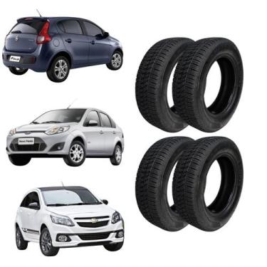 Imagem de 4 Pneus Remold 175/65 R14 Prisma Uno Corsa Agile Fiesta Palio Aro 14 -