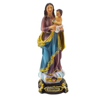 Imagem de Imagem Nossa Senhora De Nazaré Importada Resina 14 Cm