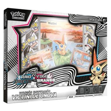 Imagem de Box Pokemon Coleção Fogo Branco E Raio Preto Victini De Unova
