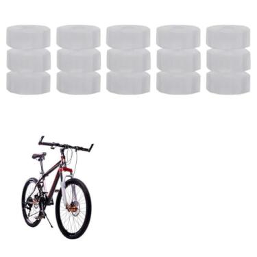 Imagem de ENGRENAGEM DE FREIO DE BICICLETA CABO QUADRO WRAP PROTETOR O RING DONUTS ACESSÓRIOS PARA BICICLETA 100 PCS