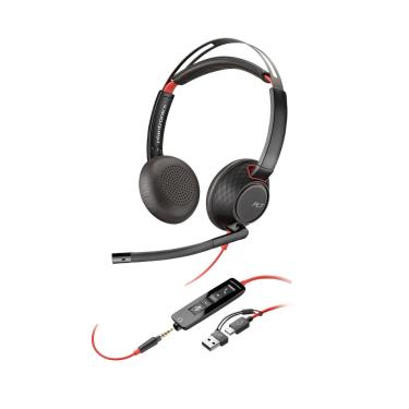 Imagem de Headset HP POLY Blackwire 5220 Stereo USB-A/C 8X231AA