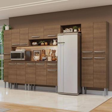 Imagem de Armário De Cozinha Completa 325cm Rustic Emilly Madesa 07