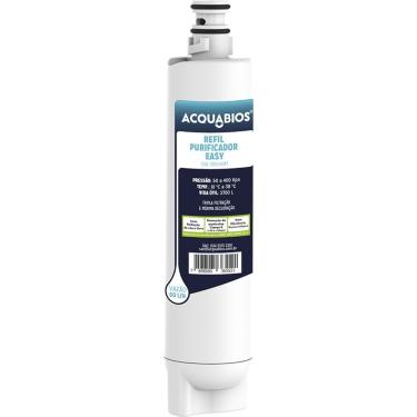 Imagem de Refil para Purificador de Água Easy Acquabios 1005-0047 Tripla Filtração Vazão 60L-h Vida Útil 2700L